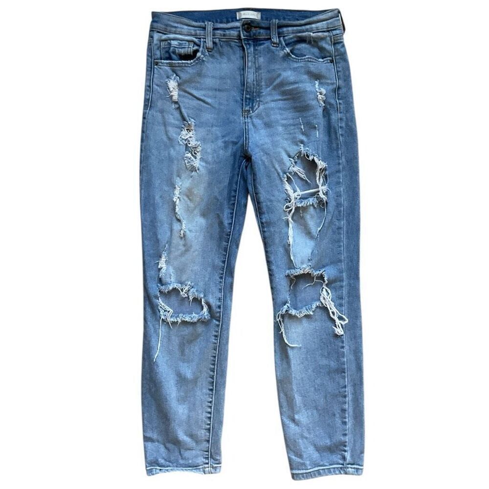 Womens Altard State Distrssed Ripped Stonewashed Skinny Jeans - Sz 7 ( 28 )